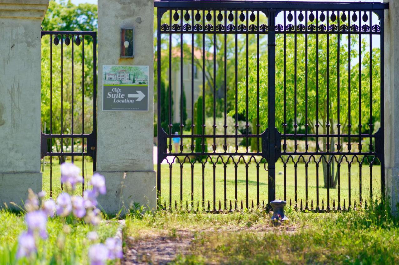 Private Furnished Apartment With All Comfort Has A Garden In A Green Space Meyreuil Extérieur photo